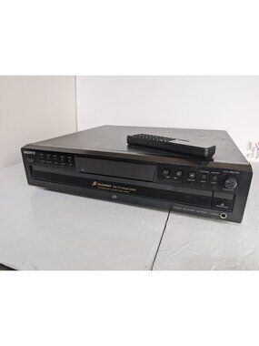 Sony CDP-CE375 CD Changer - Tested Working - w Remote!